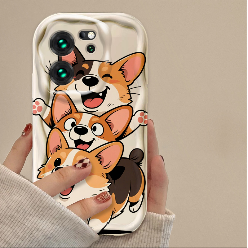 漫画コーギー犬のかわいい面白いクリエイティブなスマホケース  - Xiaomi Poco X6 のレビューと価格