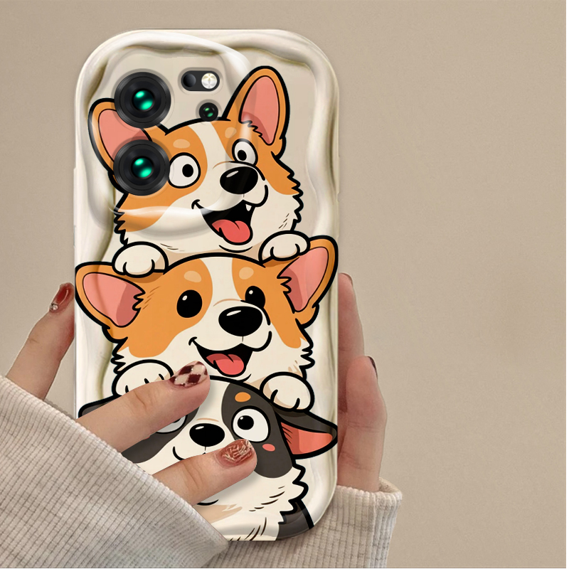 漫画コーギー犬のかわいい面白いクリエイティブなスマホケース  - Xiaomi Poco X6 のレビューと価格